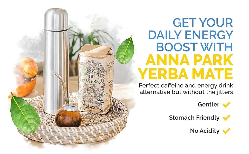 Anna Park Yerba Mate - Organic - 1.1 LB / 500 g / 17.6 oz