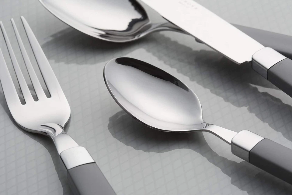 ANNOVA 20 Pieces Stainless Steel Flatware/Cutlery Set - Color Handles - 4 x D... - Image 3 of 4