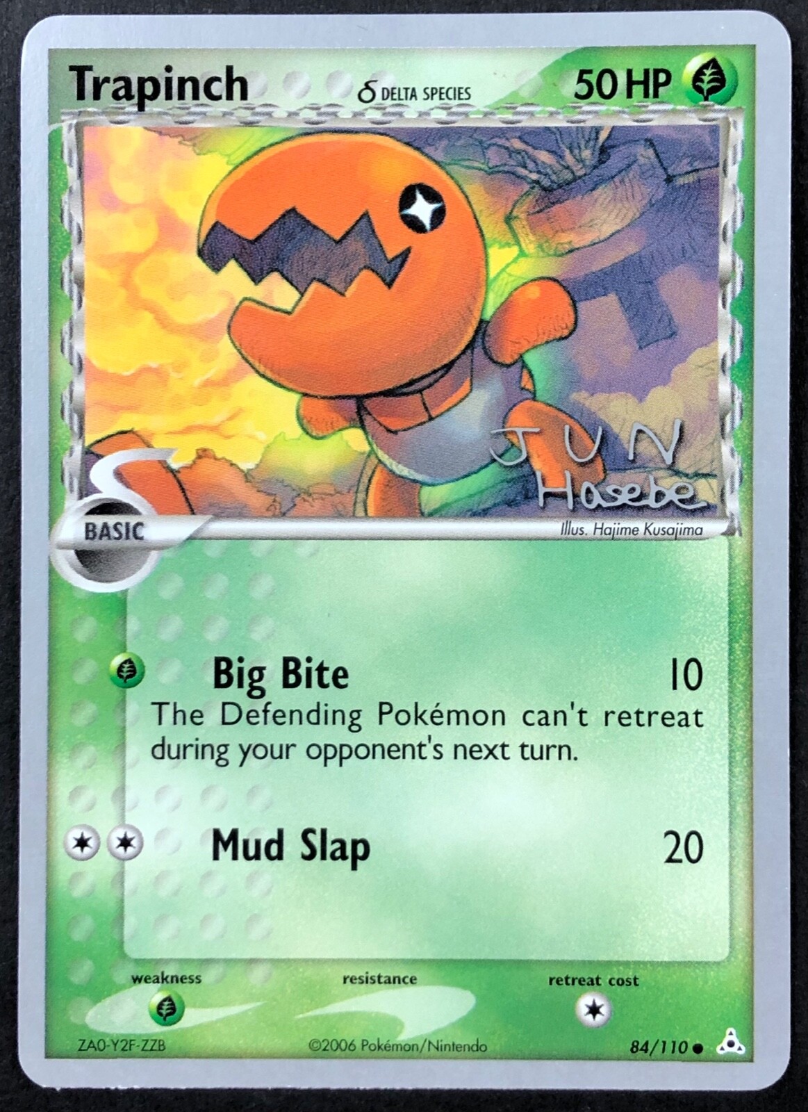 Pokemon Card Trapinch World Championship 2007 84/110 NEAR MINT Non-Holo Common!!