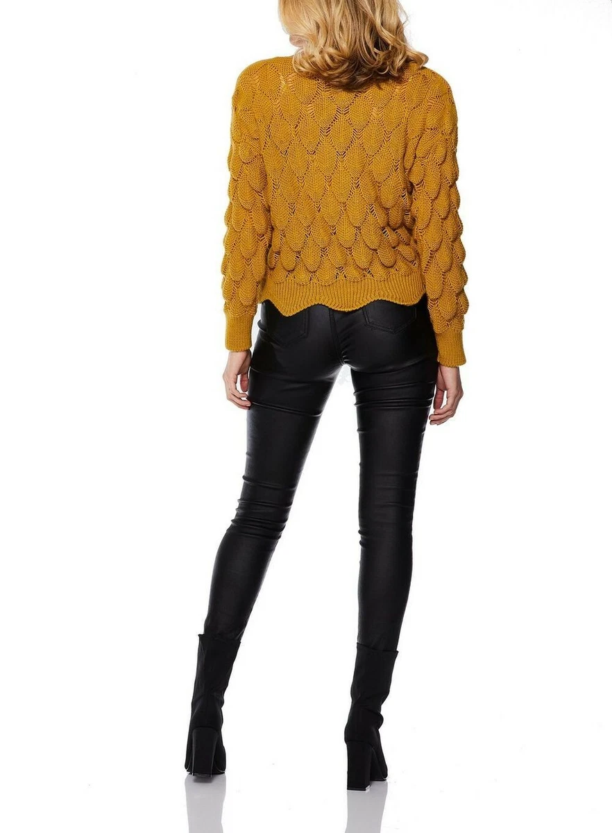 Quiz mustard best sale jumper