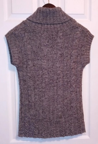 WILLI SMITH Women's Cardigan Sweater Size S Brown Cable Knit 1 Button Dressy EUC - Picture 4 of 13