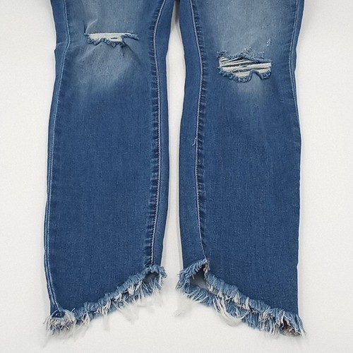 Articles of Society Damen 28 Suzi Mid Rise kurze Skinny Jeans Gartentopf Waschen - Bild 5 von 11