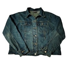 Vintage 90s Bill Blass Denim Jacket Medium Wash Size Medium