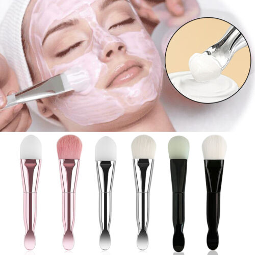 Facial Mask Brush Face Applicator for Clay Mud Charcoal Mixing Mess Dual Head - Afbeelding 1 van 17