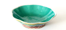 ANTIQUE FAMILLE ROSE PORCELAIN RICE BOWL MARKED CHINA