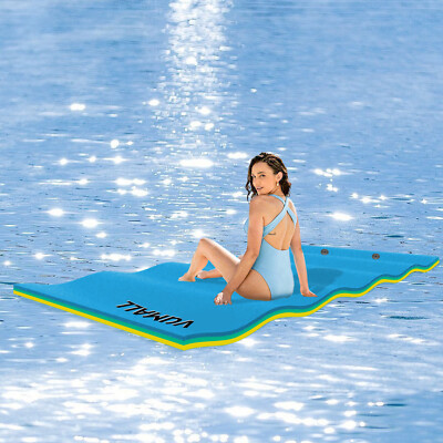 800 lbs Floating Pool Water Mat 12 x 6' Lily Pad Water Parks Tear Proof  Foam