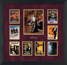 Filmography Photograph Display Signed by George Clooney