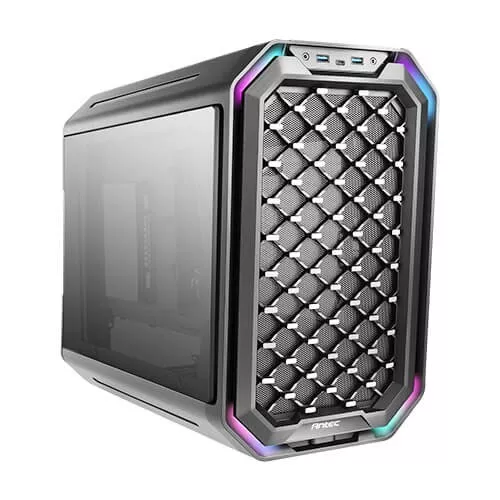 Antec Dark Cube ITX Case,M-ATX, ITX,Glass,512 x 240 x 406 mm (DWH), Dark Cube - Picture 1 of 8