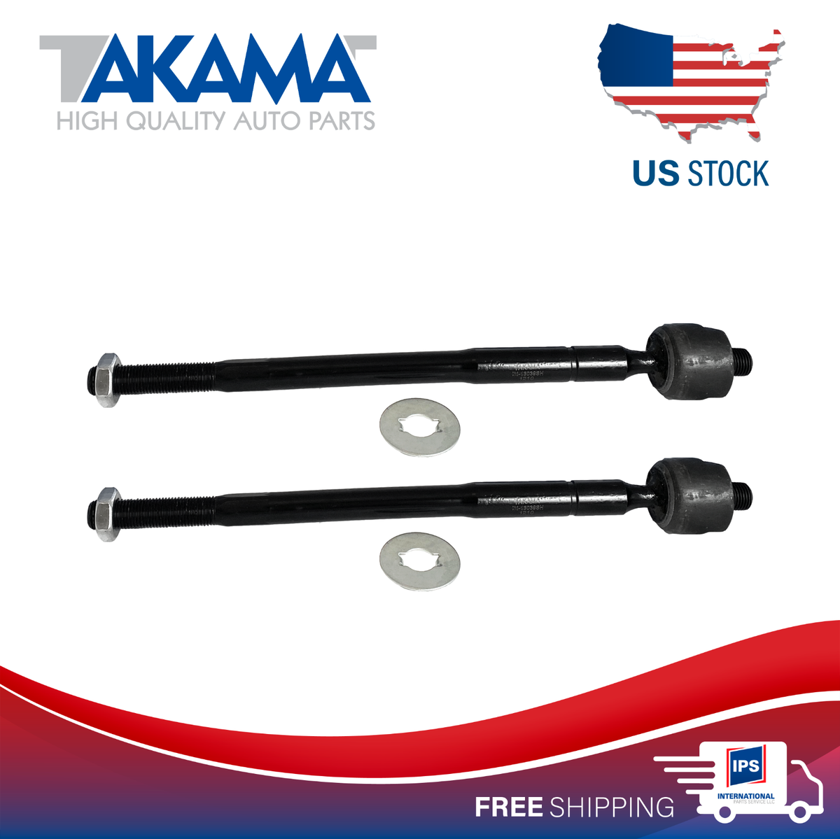 2 Pcs Front Inner Tie Rod Ends Set For Chevy Geo Prizm Toyota