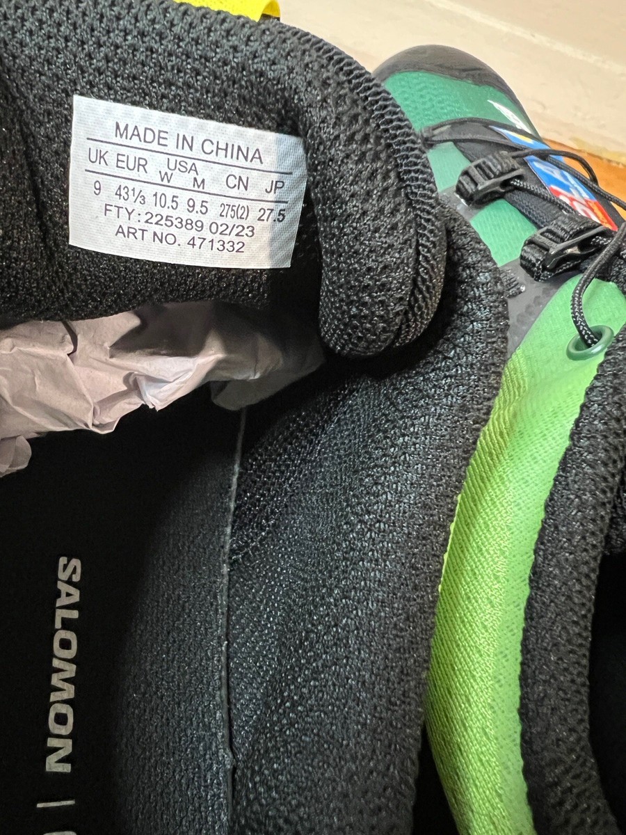 Salomon XT-4 OG Eden Bright Lime Green White Black Size M9.5 W10.5