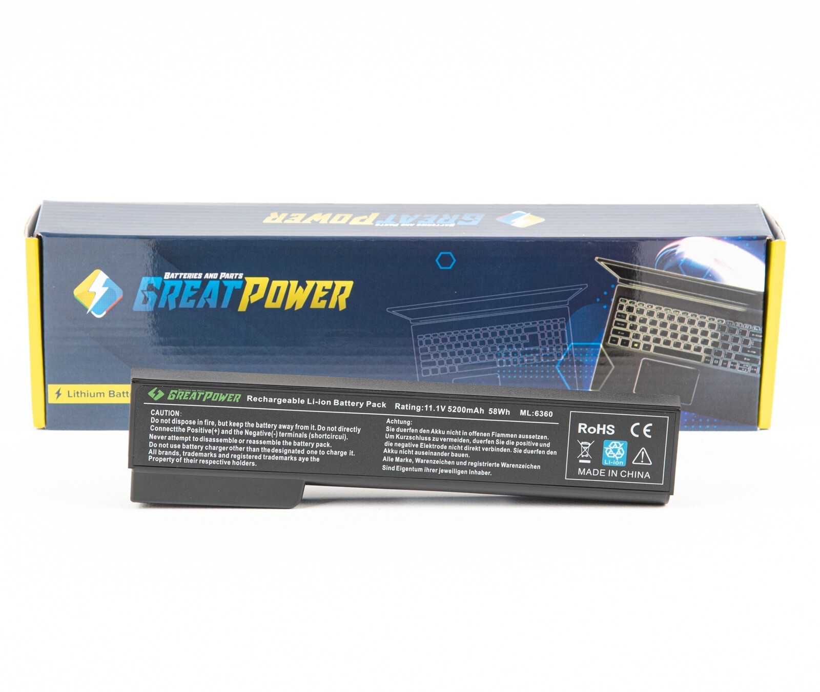 Batteria 5200mAh per HP 628369-421 628664-001 628666-001 628668-001 628670-001