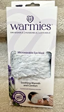 INTELEX (Warmies) Gray Marshmallow Warmies Heart Lavender Scent New Eye Mask