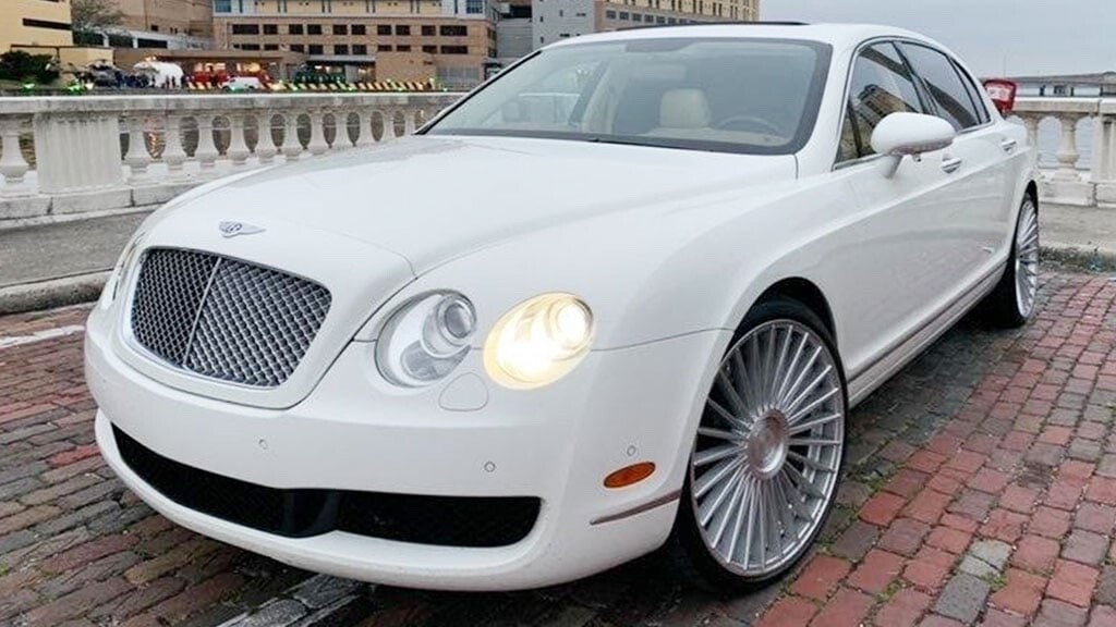 22” RF22 SILVER POLISH CONCAVE WHEELS FOR BENTLEY GT FLYING SPUR 22X9 /10.5