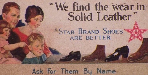 Antique Advertising Card Star Brand Shoes Are Better Solid Leather Premium #1 - Bild 2 von 3