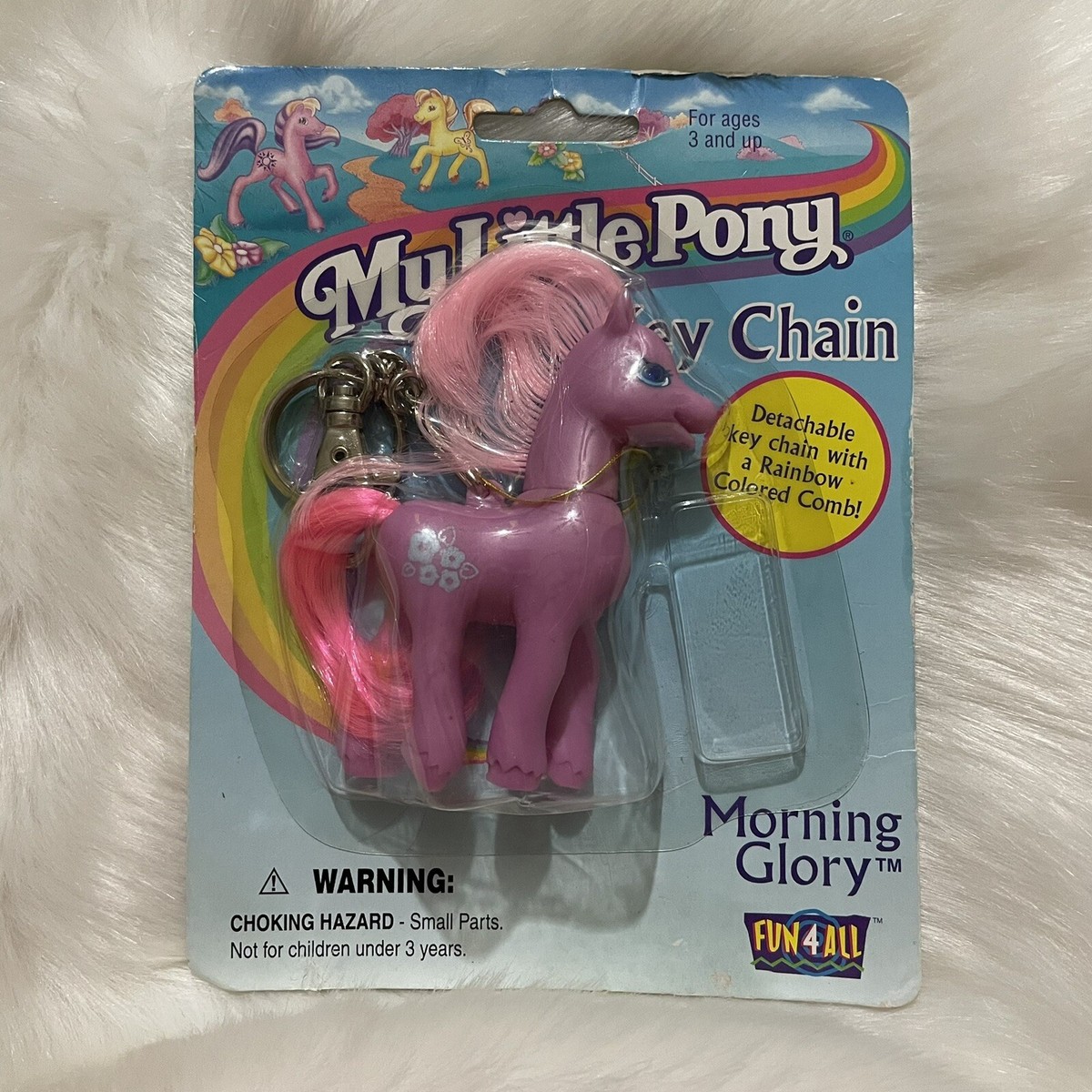 Vintage G2 My Little Pony Keychain Lot Morning Glory Light Heart