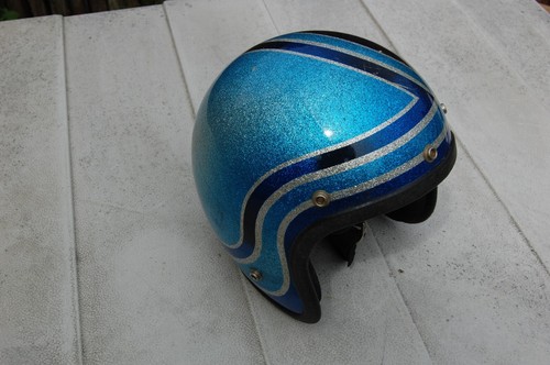 Vintage 1971 ASC Fury 400 Motorcycle Helmet from Hutch's, Eugene Oregon