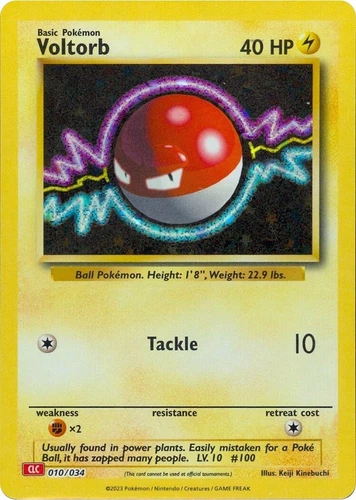 Voltorb 010/034 Trading Card Game Classic