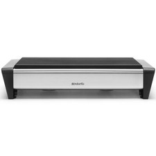 Brabantia Food Warmer 2 Burner White Matt Black Matt Steel Dinner Essential