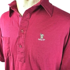Longs Drugs Lake Tahoe 1987 Vintage RX Employee Pocket Polo Shirt size 2XL Mens