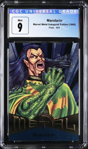 Mandarin Marvel Metal Inaugural Edition (1995) Fleer #24 CGC 9 Mint