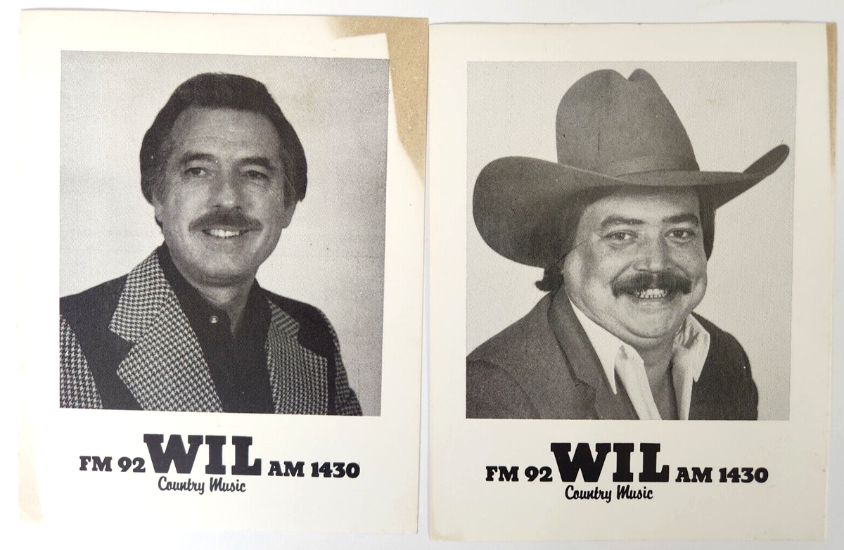 WIL St Louis Mo Radio FM 92 AM 1430 Lot 2 Press Cards Davie Lee Walter  Vaughan | eBay