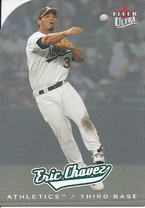 2005 Ultra Platinum No Serial Number Eric Chavez 121 Athletics