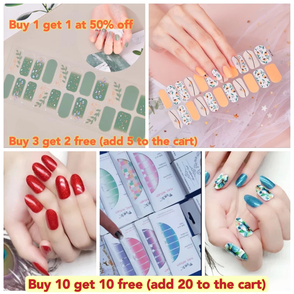 Where to sale buy nail wraps