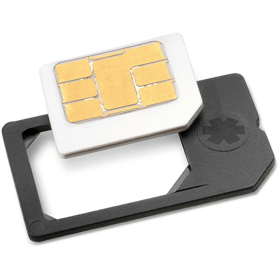 MicroSIM Adapter MADE IN GERMANY für Micro Sim Karten zu normaler Simkarte *NEU* - Bild 1 von 1