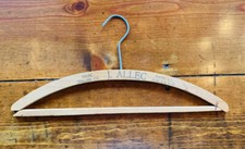 Vintage Wood Hanger  J. ALLEC  Oakland, San Francisco, California