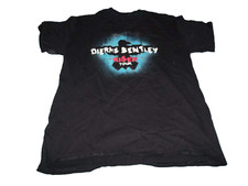Dierks Bentley Riser Tour 2013 Chris Moore Chase Rice double sided T-Shirt L