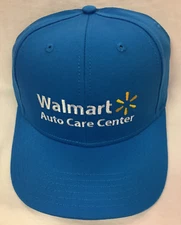Walmart Royal Blue Auto Care Embroidered Cap Cotton Adjustable BRAND NEW