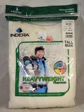 Indera Heavyweight Thermal Shirt 2XL Tall Man NOS Unopened