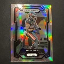 Mike Evans Silver Holo Card 2023 Panini Prizm Football #279 Tampa Bay Buccaneers