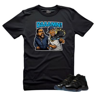 Shirt To Match Jordan 11 Gamma Blue 2025 Sneaker Matching Tee DAAAMN T-Shirt