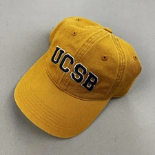 UCSB Santa Barbara Hat Cap Strapback Yellow University College Gaucho Adjustable
