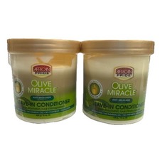 x2 African Pride Olive Miracle Leave-In Conditioner - 15 oz