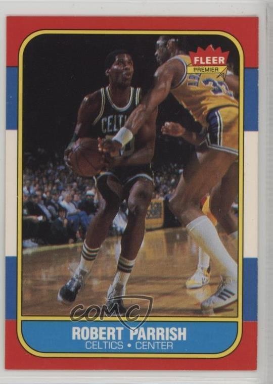 1986-87 Fleer Robert Parish #84 HOF 1ro6