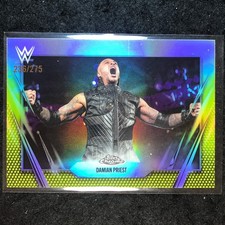 2026 Topps Chrome WWE DAMIAN PRIEST Base Yellow /275 #43