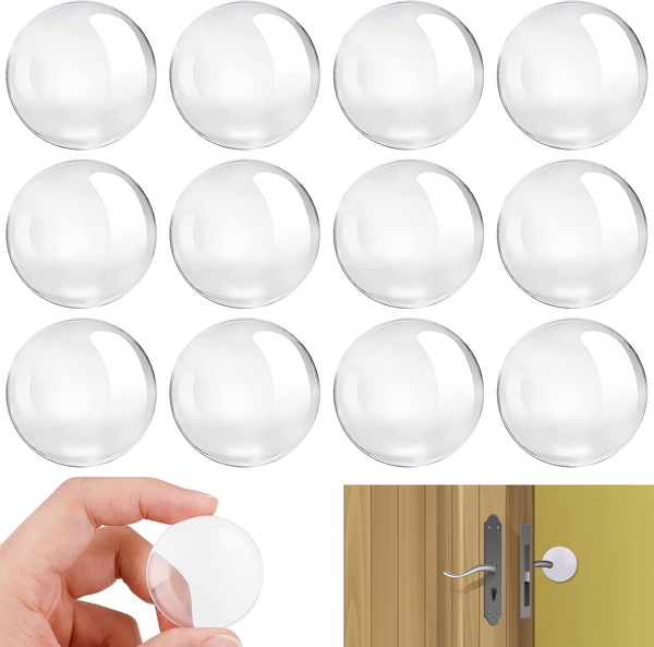 Gugugo 12 StüCk TüRstopper WandtüRstopper, Gummipuffer Selbstklebend-image