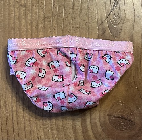 Build A Bear Teddy Retired Hello Kitty Pink Pants Knickers Undies Undibear NICE! - Picture 5 of 7