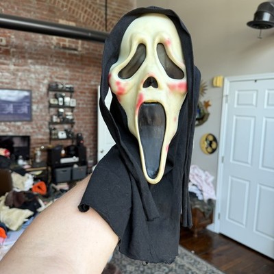 Vintage Fun World Ghost Face Scream Mask Easter Unlimited Hood Early Mold