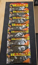 Strike King Zero Worm 5" Green Pumpkin FishingLures ( Lot of 8 )