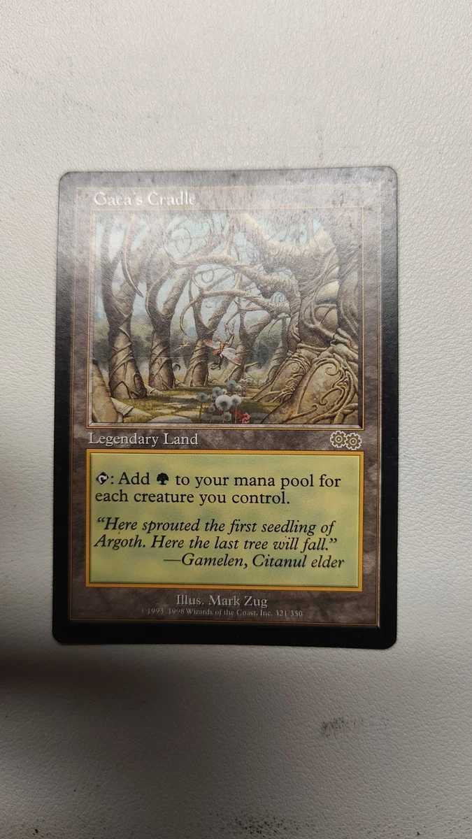 Gaea's Cradle Magic: The Gathering Urza's Saga Rare Individual