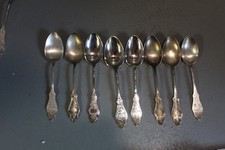 L&ouml;ffel versilbert ostfriesen muster robbe und berking 8st&uuml;ck