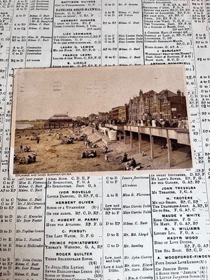 Esplanade und Sands Burnham-on-Sea 1951 Postkarte
