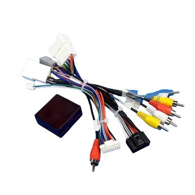 16P Radio Strom Kabelbaum mit CANBUS Box für Mitsubishi für Pajero 2010-2014