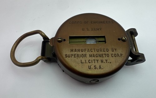 US Army Corps of Engineers Compass - Post War 1949 Superior Magneto Corp
