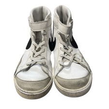 Nike Blazer Mid 77 Kids White Black High Top Sneakers DA4087-100 Size 2.5Y