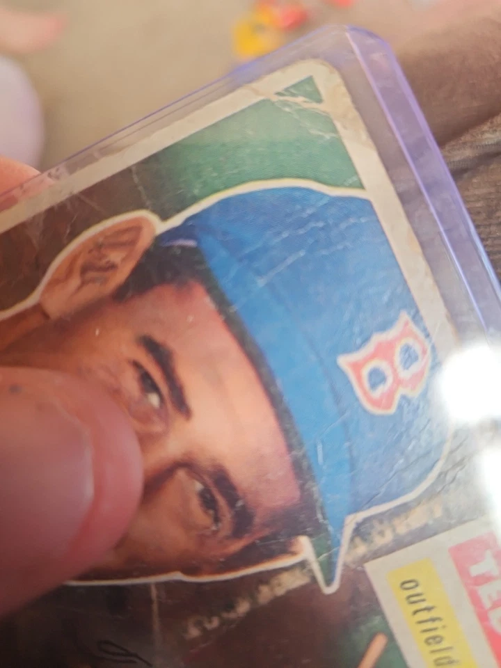 Лот из 2 карт 1956 Тед Уильямс и Уоррен Спан - Изображение 3 из 4