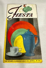 Vintage Advertising 1941 Fiesta Pottery Brochure/Price List Pamplet